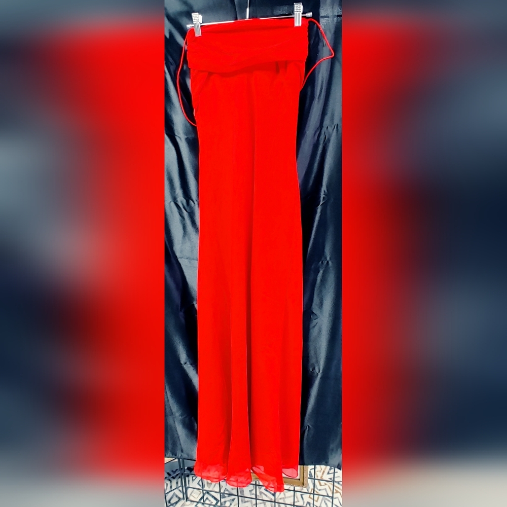 Red Maxi Dress Size Large $65
